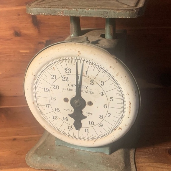Vintage American Steel Products Co. 24lb Scale- Working- Barn Find! - Picture 9 of 13